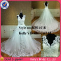 New Model backless long sleeve lace wedding dresses 2014